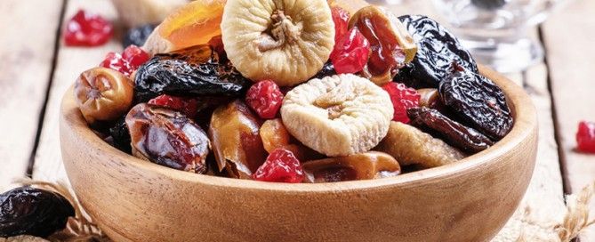 Cuenco fruta deshidratada