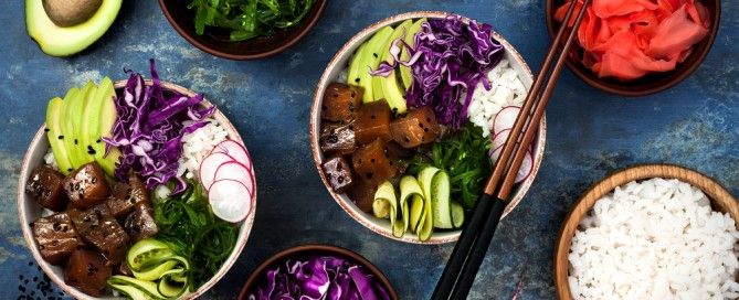 receta poke Hawai