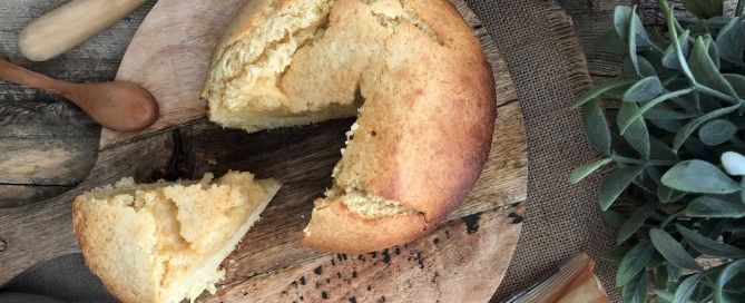 receta de bizcocho de almendras y limón