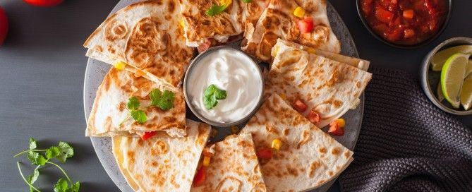 receta de quesadillas de pollo