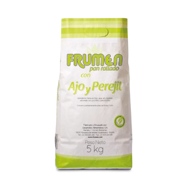Frumen pan rallado Ajo y perejil. Línea Horeca.