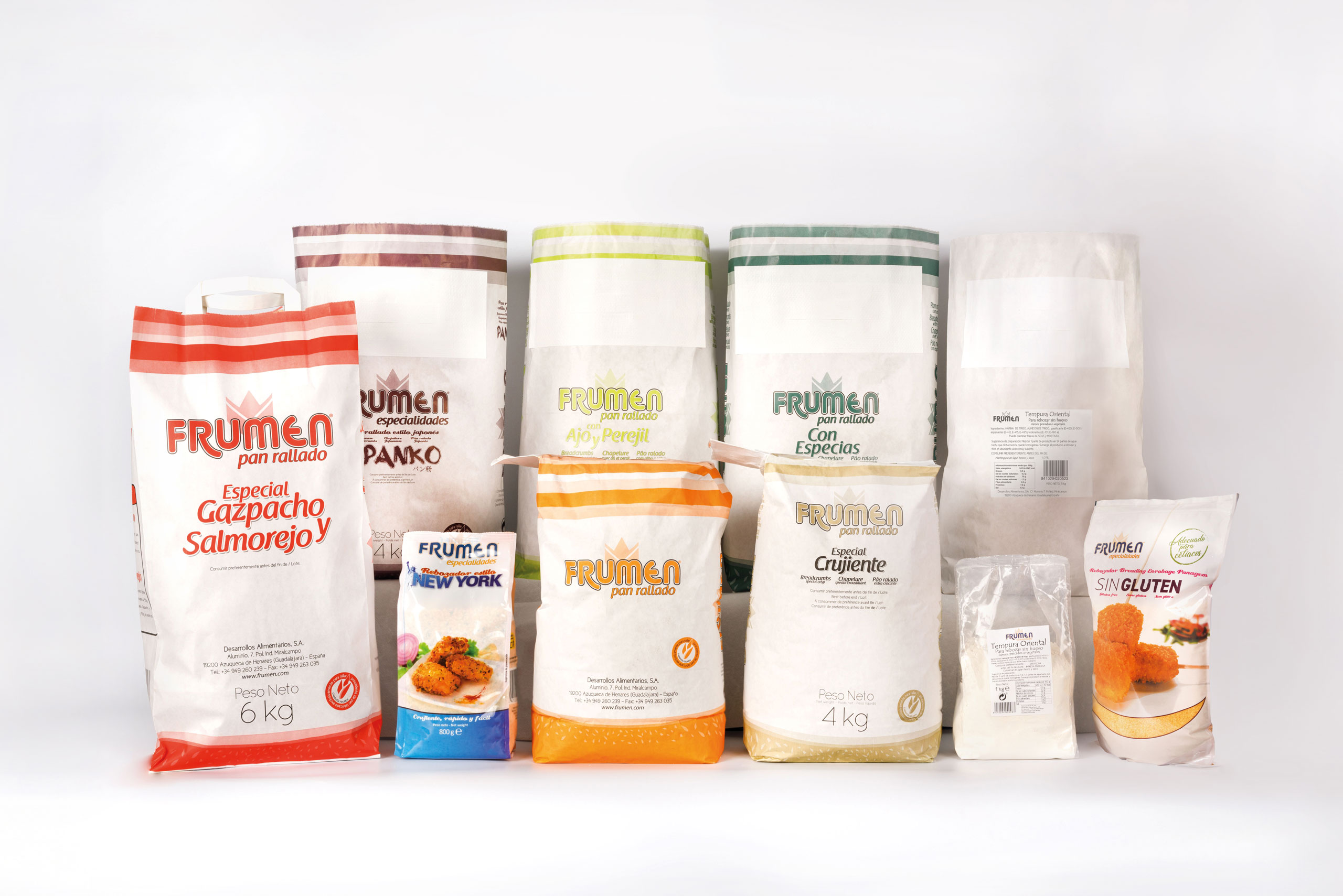 Frumen Panes rallados y Especialidades línea Horeca. Frumen Panes rallados y Especialidades línea Horeca.