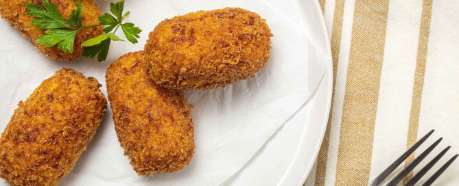 Pan rallado especial línea Horeca. Croquetas Crock Star.