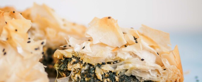 receta saludable Spanakopita
