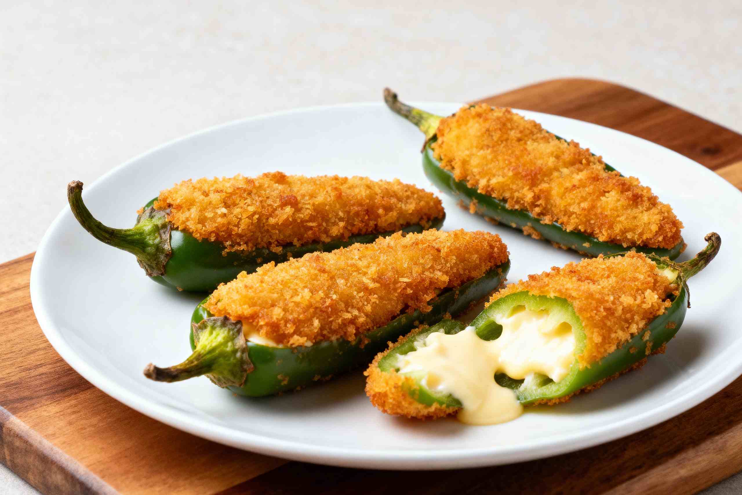 Receta internacional con alma mexicana: Jalapeños rellenos de queso