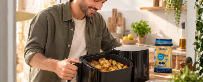 Recetas crujientes en Airfryer con pan rallado Frumen