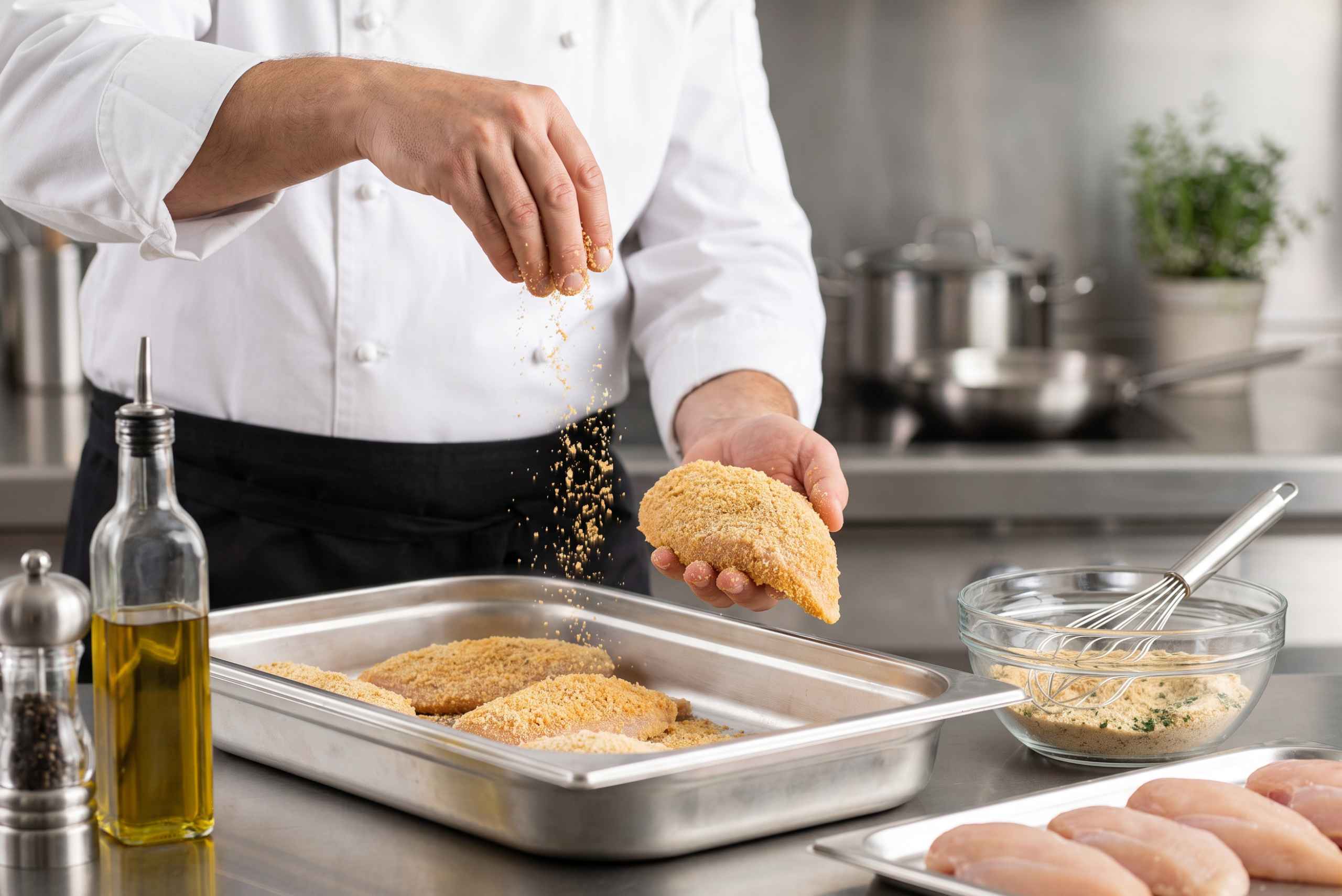 Tipos de pan rallado para restauración profesional
